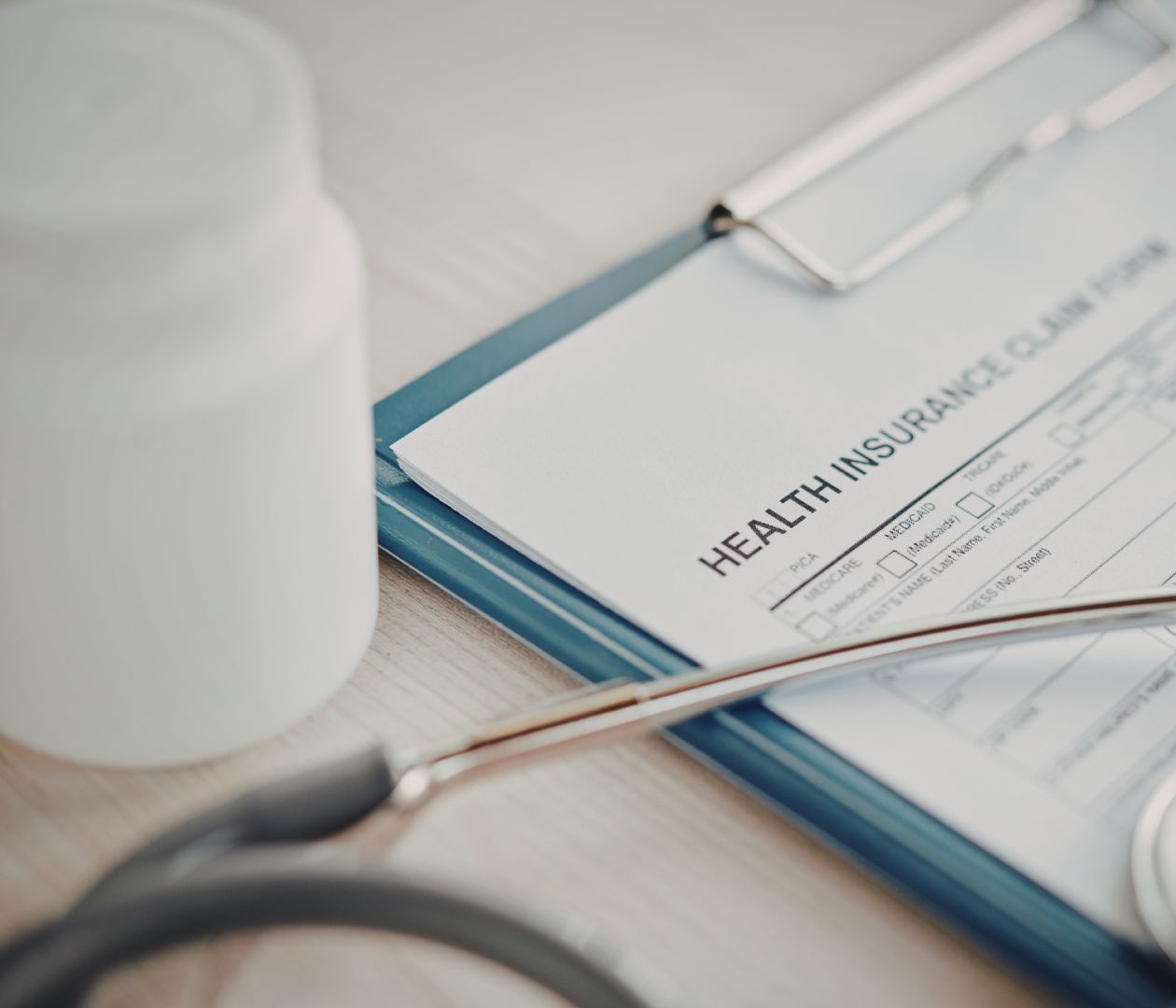 Picture of a health insurance claim